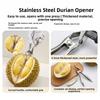 Effort-saving Durian Separator Tool Stainless Steel Fruit Splitter Durable Durian Opener  Household
