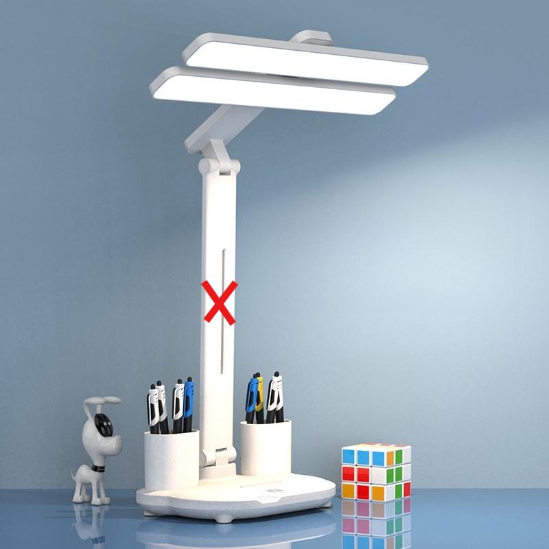 Rechargeabl Led Table Lamps Clock Wth Fan Dispaly Reading Lights Bedhead Living Room Decoration Touch Lighting Study Desk Lights