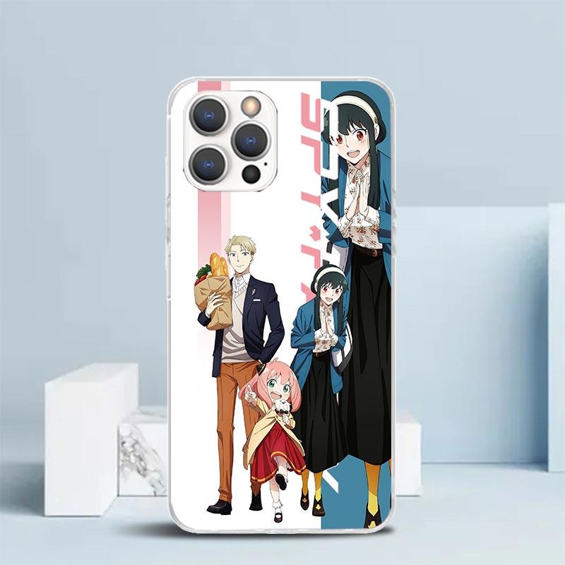 Anime Spy Family Anya Phone Case For IPhone 16 17 Air 16E 15 14 Plus 13 Mini 12 11 Pro Max 7 8 + SE 2020 Soft TPU Back Cover 16