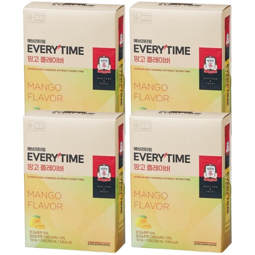 [JUNG KWAN JANG] Every Time Mango Flavor 200ml(10mlx20P)/Korean Red Ginseng Extract Everytime