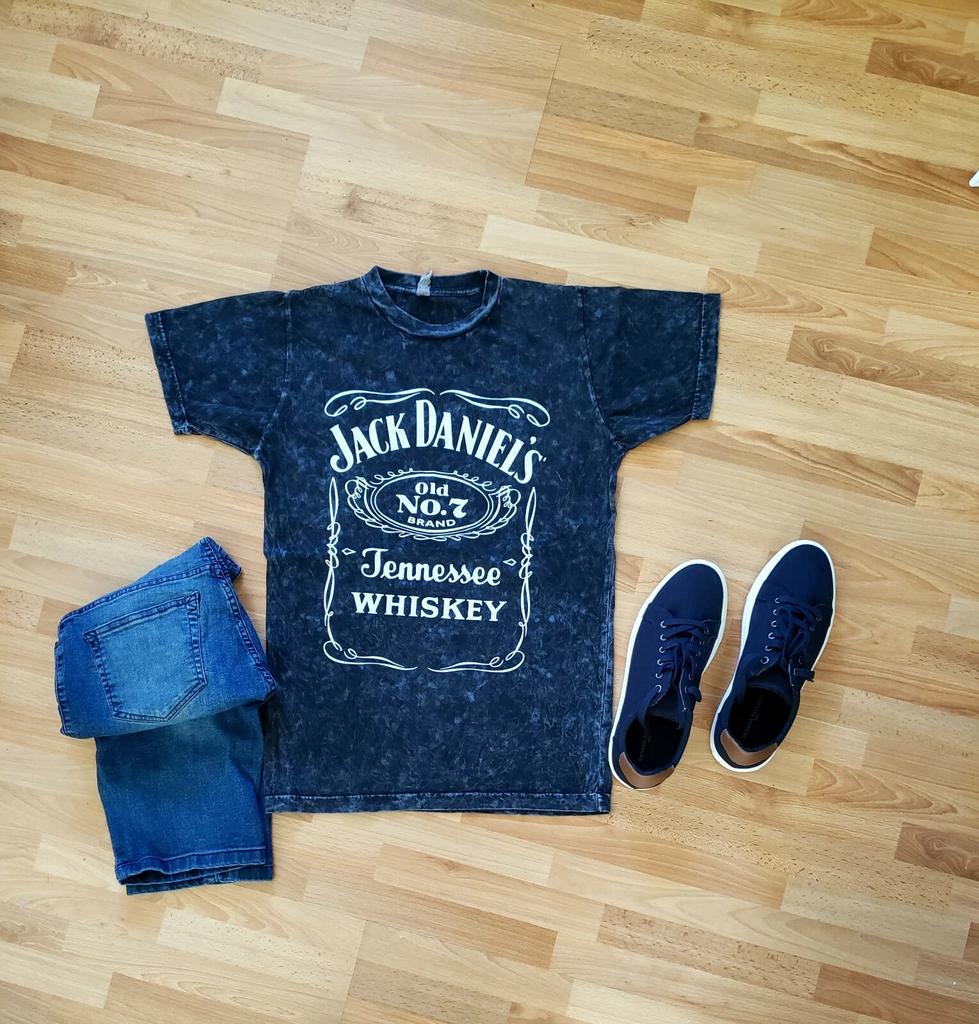 Maglietta Jack Daniels vintage con licenza ufficiale
