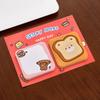 20Pcs Cartoon Animal Sticky Notes Sticker Cute Rabbit Bear Capybara Astronaut Memo Pad School Office Stationery