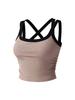 New Halter Cross-Strap Crop Top: Short, Sexy, Sweet, and Spicy for Outer or Inner Wear, Perfect As a Base Layer, Beautiful Back, Yoga, and Sports Bra.