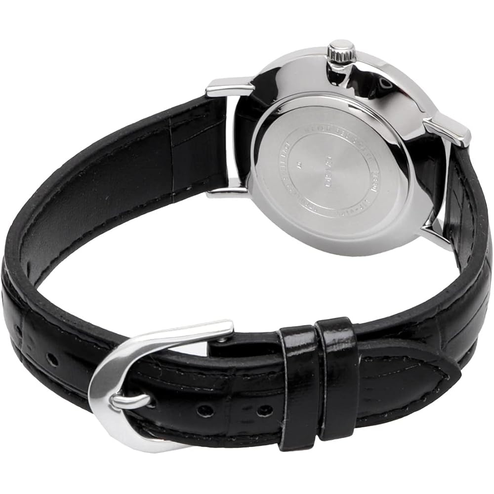 Casio LTP-VT01L-1B Quartz Women's Watch Black with Black Leather Band