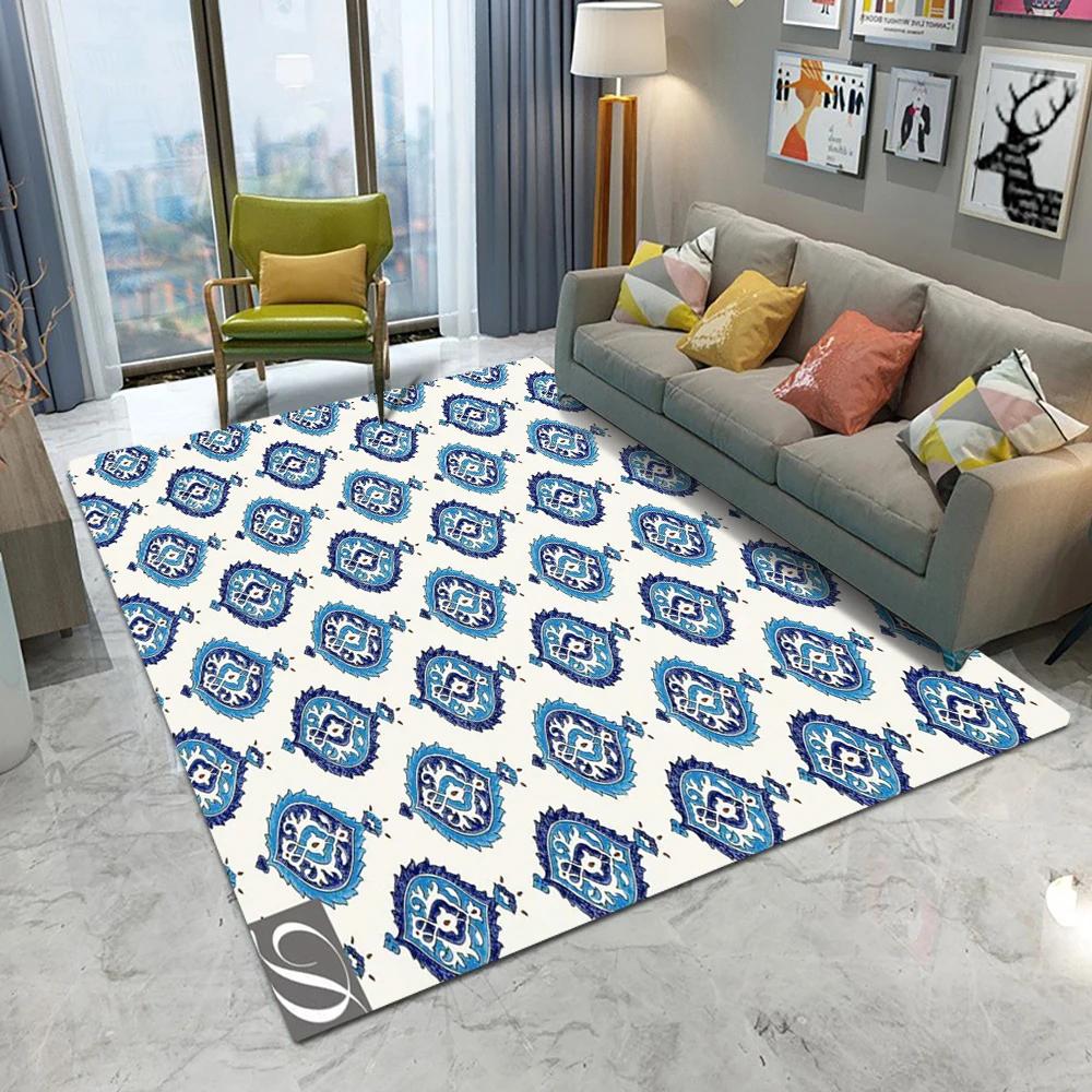 Sofa Coffee Table Carpet Nordic Style Large Area Rug Soft Bedroom Non-Slip Floor Mat Modern Simple Living Room Decorated Carpets
