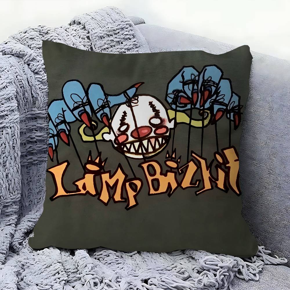 Band Limp Bizkit Decorative Room Aesthetics Pillow Case Home Decor Bedroom Sofa Bed Couch Pillow Cover 45x45