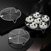 Rack de cuisson en acier inoxydable 304 à motif spiralé Support vapeur Outils de cuisine Casserole Cuisson à la vapeur Oeufs