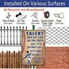 2D Flat 1pc Baseball Motivational Quote Metal Sign 7.87x11.81inch - Aluminum Inspirational Sports Decor for Home, Garage, Man Cave, Sports Room