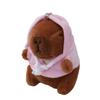 Adorable Capybara Pendant Plush Toy for Desktop Ornaments and Keychain Bag Hanging Ornament