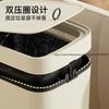 Luxury Large-Capacity Trash Can for Home Lid-Equipped Waste Bin for Kitchen and Living Room Bathroom Bin