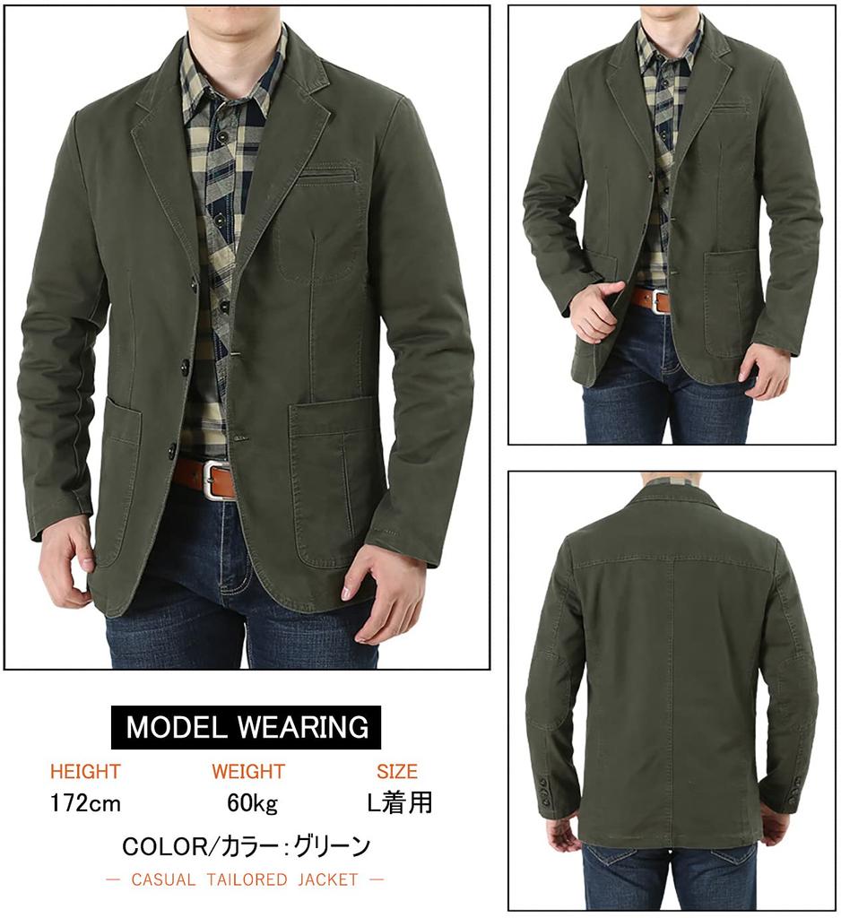 Skräddarsydd Jacka Blazer Bomull Business Casual 3 Knappar Smal Ytterkläder Jacka Tjock Kallsäker Vindtät Mode Snygg Stor Storlek [GmrvaMen]