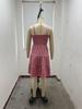 2024 One-Shoulder Solid Color Textured Dress - Versatile Summer Women's Fashion