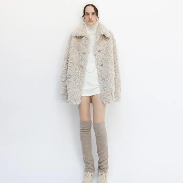 Leg warmer (beige / ivory)