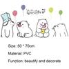 Wall Sticker Lovely Self Adhesive Home Decal Removable Wall Decal