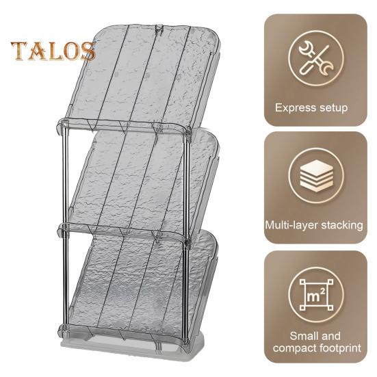 Šikmý úzký stojan na boty 5 úrovní Robustní konstrukce Snadná montáž Organizér pro ukládání bot Vertikální stojan na boty