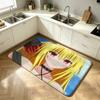 To Love Ru Golden Darkness Yami Shower Room Absorbent Small Floor Mat Soft Comfortable Decorative Foot Mat