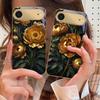 Prosperous Golden Peony For IPhone 17Pro Max 16 17 Pro 15 Pro 14 13 Plus 12 Mini 11Pro Max XR 16E 17 Air Golden glass phone case
