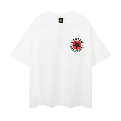 American Trendy Brand Loose Short-sleeved T-shirt Summer Printing Casual Men and Women Couples