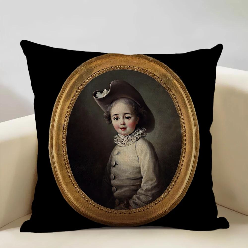 

Home Decoration Cushion Cover Sofa Pillow Case New Mexico Painter Self Portrait Car Office Accessories Decor Pillowcase 45x45cm18x18Inch