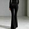 Stijlvolle Damesbroek met Hoge Taille, Slim Fit, Uitlopend, Casual, in Kleuren
