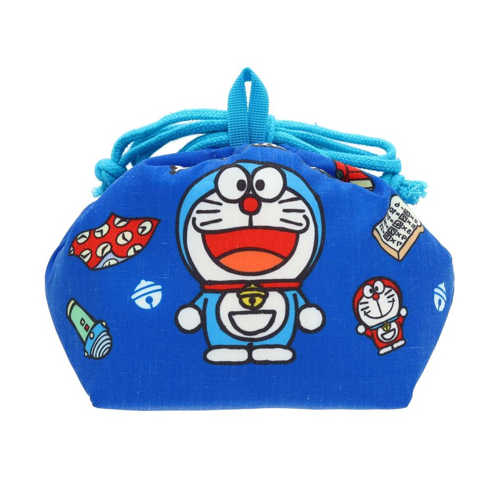 Marushin Bento Bag with with Secret Doraemon Anime Nursery Entrance School Drawstring Lunch Children "I'm Doraemon" Gusset, Drawstring, "Doraemon