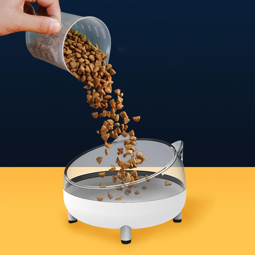 Haustiernapf Rutschfest 4 Füße Erhöht Abnehmbar Gratfrei Niedlicher Katzenwelpennapf für Futter Wasser