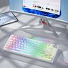 Xiaomi 129 Key White Pudding PBT Double Shot  Keycaps OEM Profile Custom Keycap Set for 100%, 75%, 65%, 60% Gaming Mechanical Keyboard