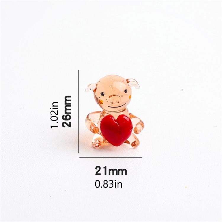 Swine Figurine Japanese Animal Enhances Bedroom Dining Table