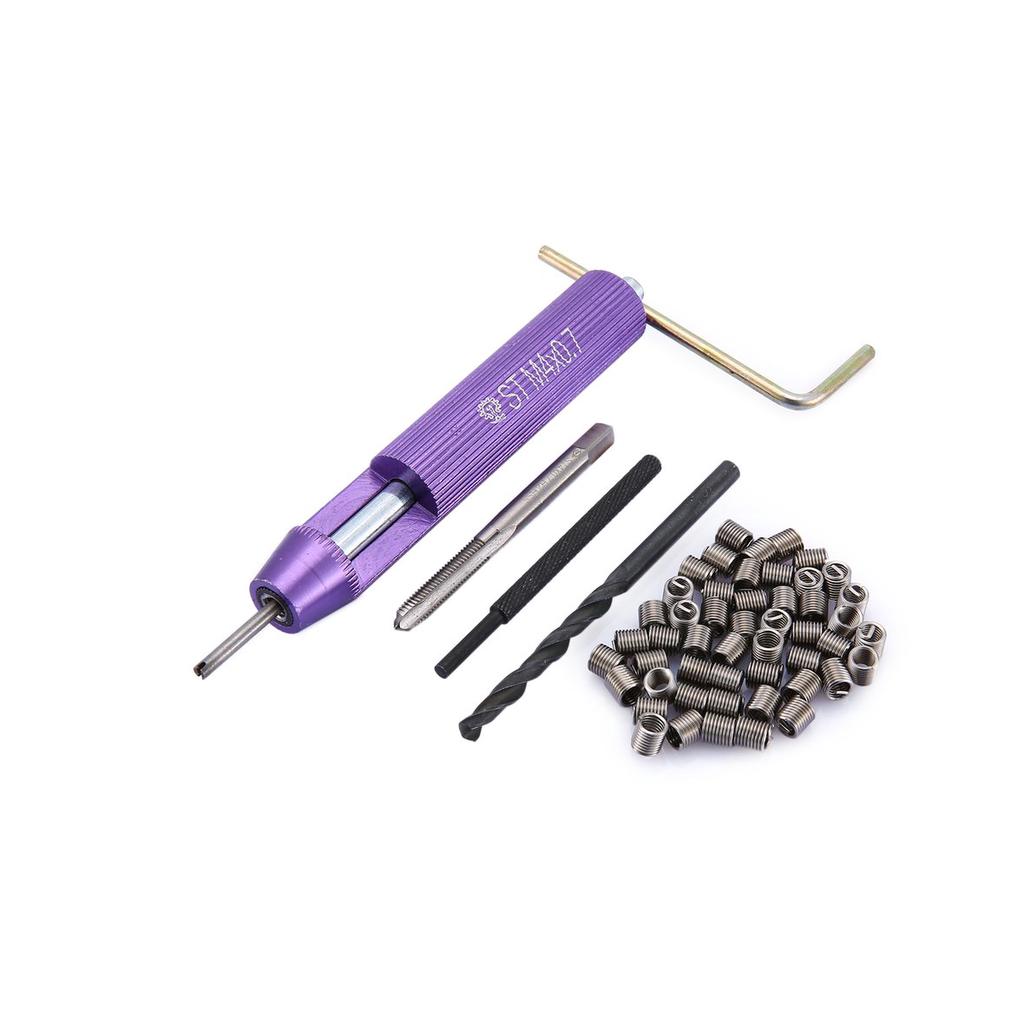 Thread Insert Setting Tool Buy M4 Stainless Steel Wire Thread Insert Combination Tool Set Thread ...