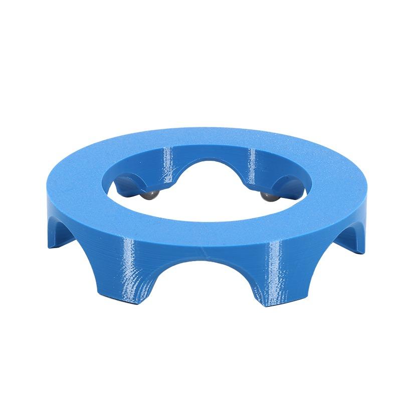 

Вращающийся держатель для шаров для боулинга 360 градусов, гладкий вращающийся держатель для стакана, устойчивая подставка для хранения шаров для боулинга и напитков, аксессуар для активного отдыха синий