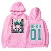 NEW Fashion Anime Deku 01 Printed Hoodie Autumn Fleece Sweatshirt Hip Hop Harajuku Streetwear Long Sleeve Pullover