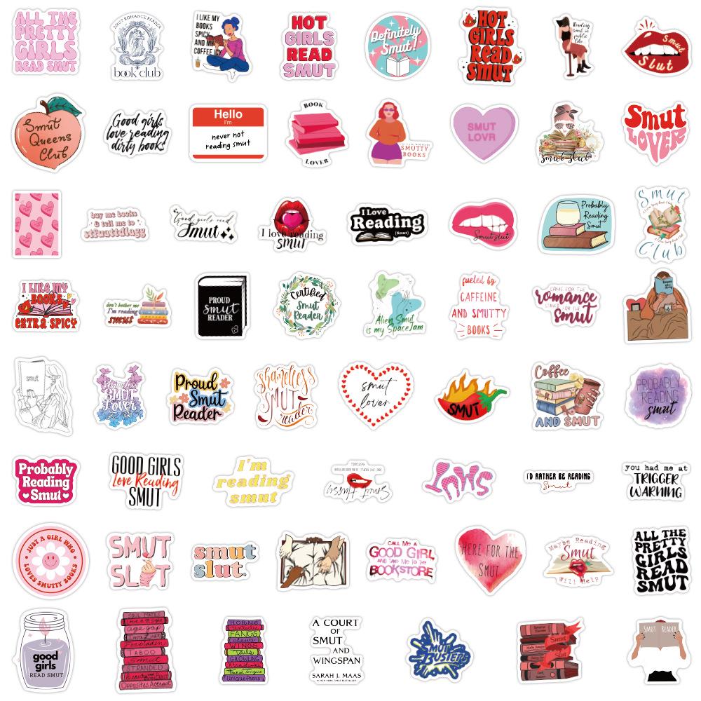 55 Creative DIY Graffiti Waterproof Stickers - Self-Adhesive, New Style, 55 Sheets