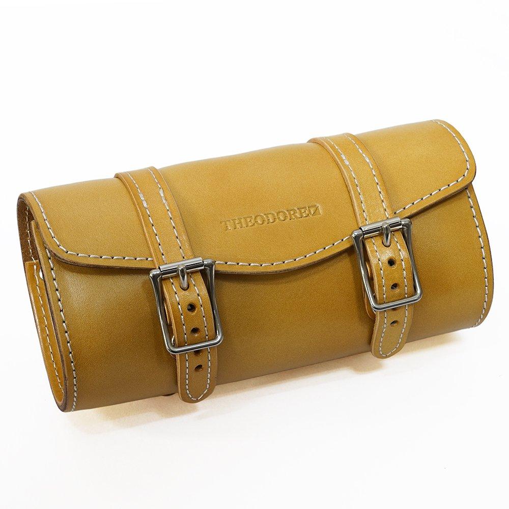 

THEODORE Leather Saddle Bag Italian Cowhide Leather Honey