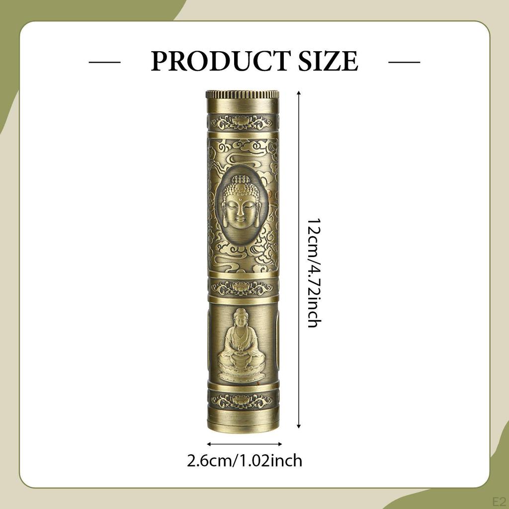 Storage Box Burner Sticks Holder,Organizer Tube Container Case for Bedroom