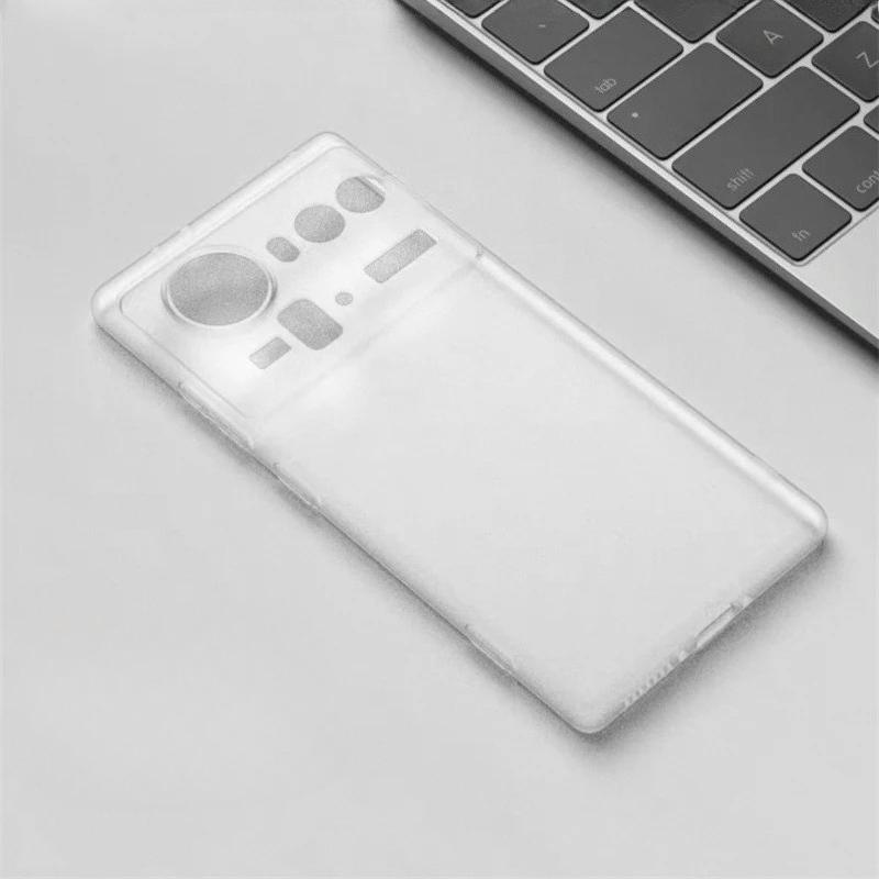

EUCAGR Case For ZTE Nubia Z80 Ultra Z70 Ultra Z70S Z60 5G Matte Transparent TPU Soft Silicone Slim Cover Protection Shell Bumper ZTE Nubia Z70 Ultra білий