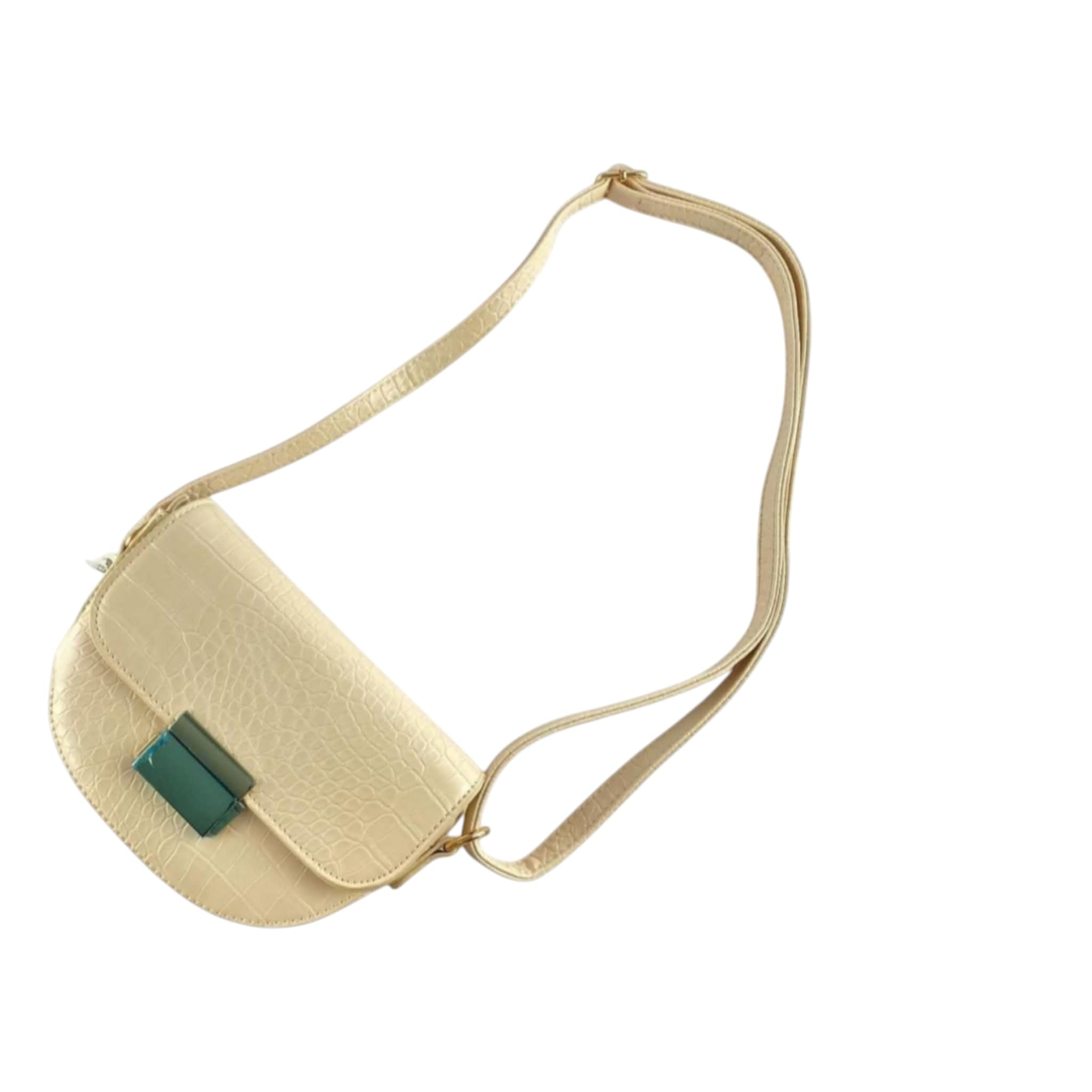 

[BlackCoco] Women s Crocodile Leather Shoulder Bag, Compact, Crossbody Bag