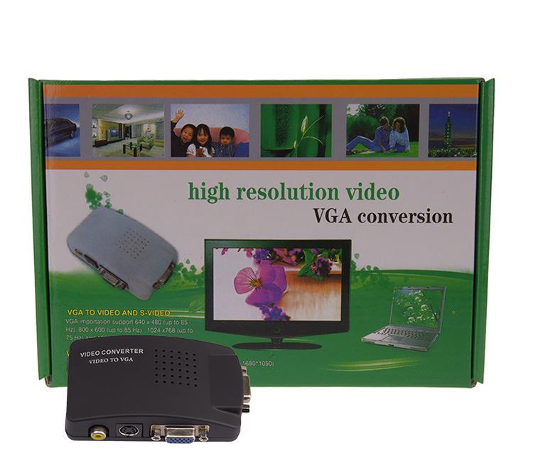 AV to VGA/BNC Video Converter - RCA to Monitor Adapter