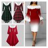 Mrs Santa Claus Christmas Dress Women Cosplay Party Costume Soft And Skin-touch Velvet Material