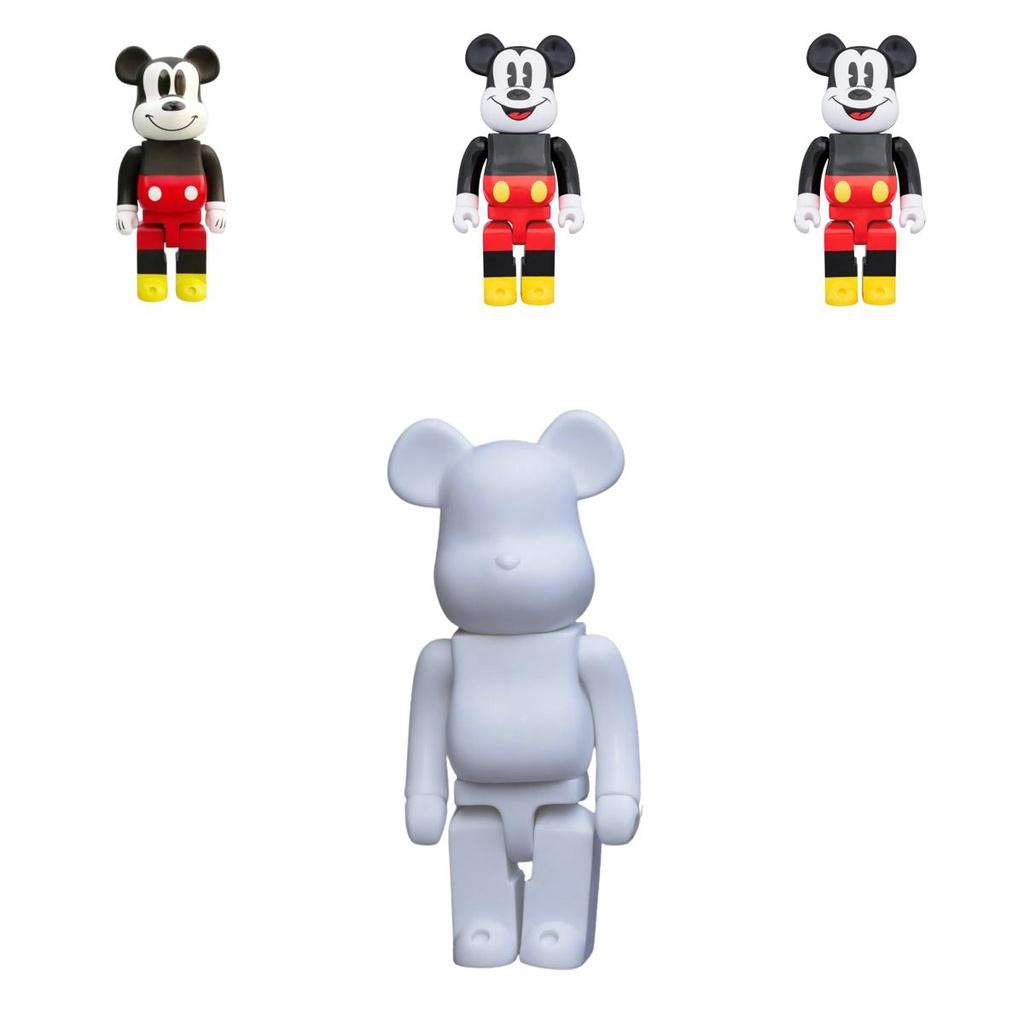 Bearbrick 400% Action Figure Collectible Pvc Daredevils Mickey Bear Building Block Trendy Toy