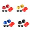 2Pcs Bicyles Inner Tube Valves Nut Replacements for Most Mountain Bicyles