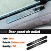 For ZEEKR 7X 2025 Car Door Air Vent Covers Air Conditioner Duct Outlet Exhaust Dustproof Seat Stainless Steel Accessories