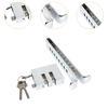 Generic Car Brake Pedal Lock Sturdy Professional Multifunctional with 3 Keys