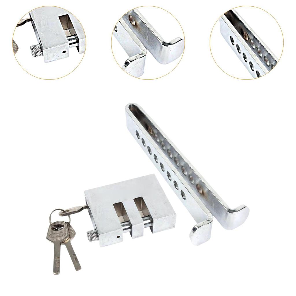 Generic Car Brake Pedal Lock Sturdy Professional Multifunctional with 3 Keys