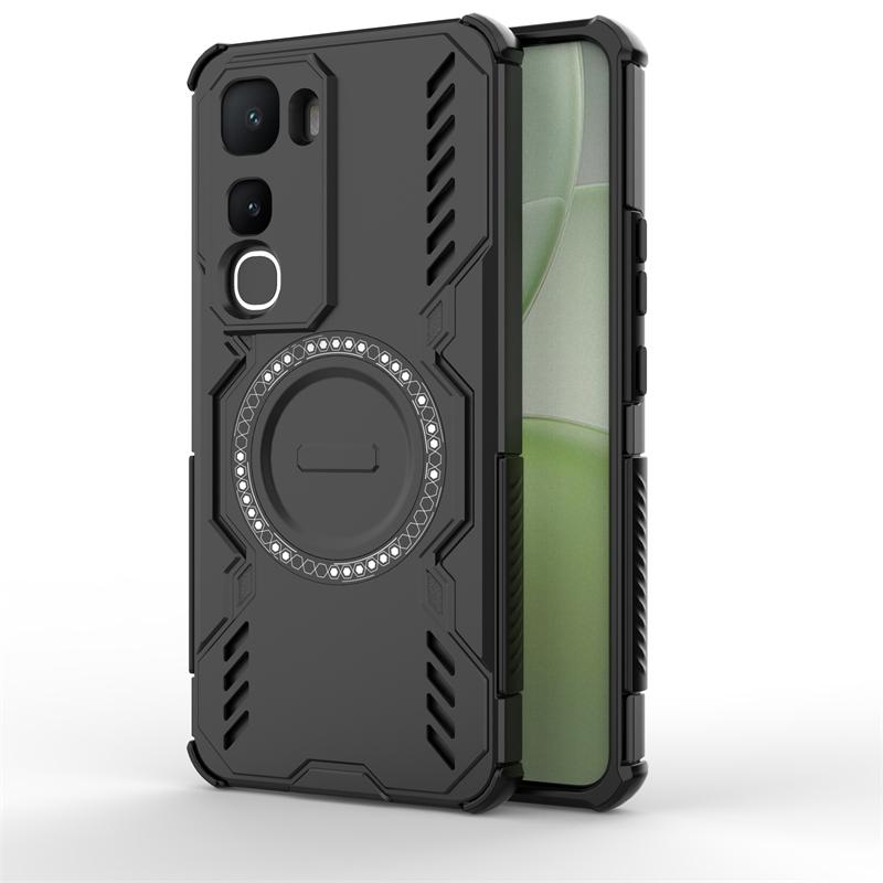

Shockproof Armor Case For Vivo Y400 Magnetic Adsorption Wireless Charge Back Cover Vivo Y400 Case For Vivo Y400 Case 6.67 inch vivo Y400 5G