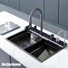 Heckermann B7546X Multifunctional Sink Anthracite + Black