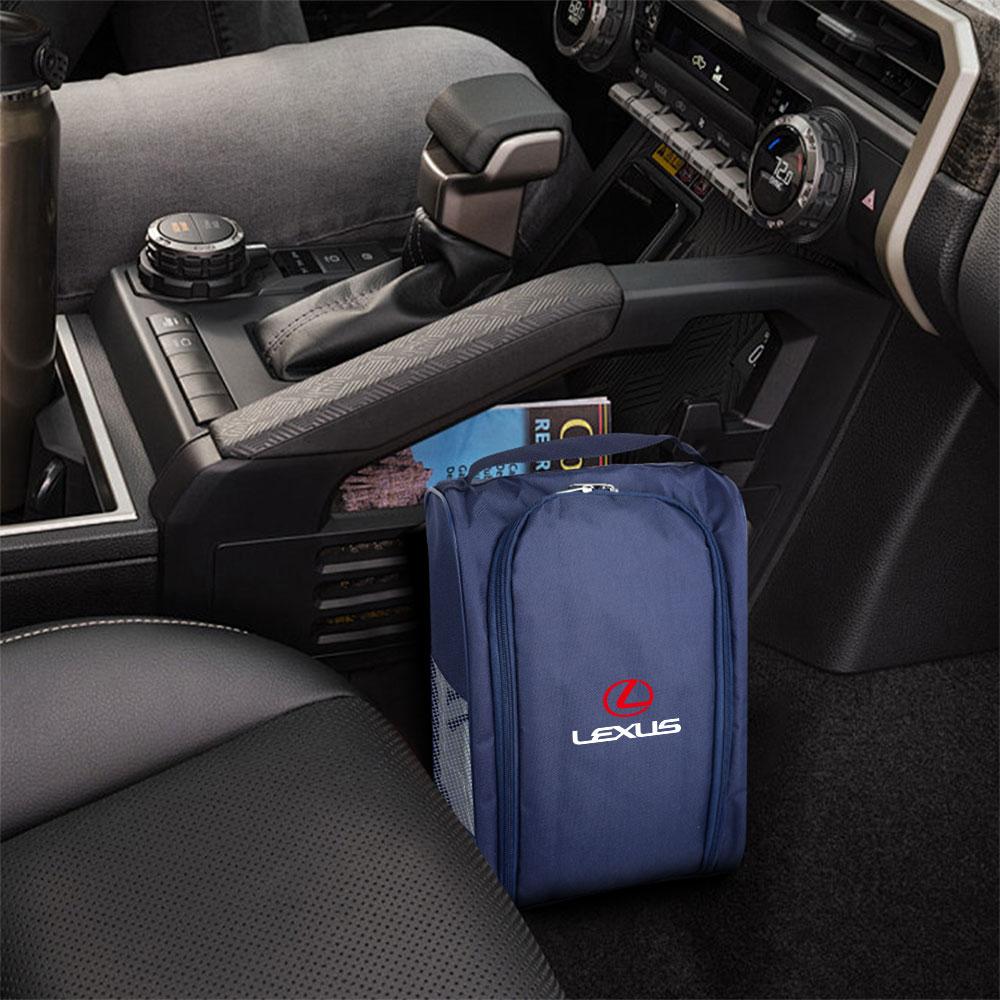 Car Emblem Storage Bag Portable Sneaker Organizer Accessories For Lexus LS IS350 ES300h ES300 IS250 IS220d NX350h RX GS350 LX570