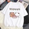 Bubu Dudu T Shirt Women Kawaii Cartoon Y2k Punk Funny T-shirt Hip Hop Unisex Streetwear Harajuku Anime Tshirt Female Clothing