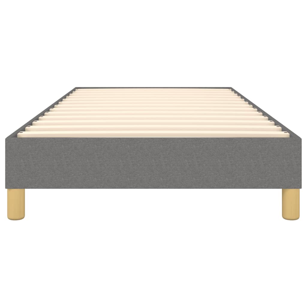 Vidaxl Bed Frame Without Mattress, Dark Gray, 80X200 Cm, Upholstered