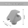 2 Stück Sonnenblenden-Clip, Langlebiger Auto-Sonnenblenden-Clip-Haken Ersatz OEM-Nr. 88217S01A01ZA, 88217S04003ZA, Premium Auto-Sonnenblenden-Zubehör Kompatibel mit Honda Civic