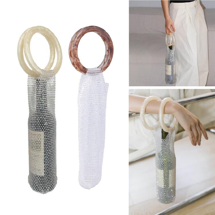 Handwoven Wine Holder Practical Wine Carrier Bag Water Bottle Insulation Bags